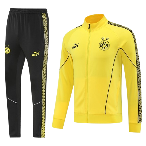 חליפת דורטמונד צהובה רוכסן מלא