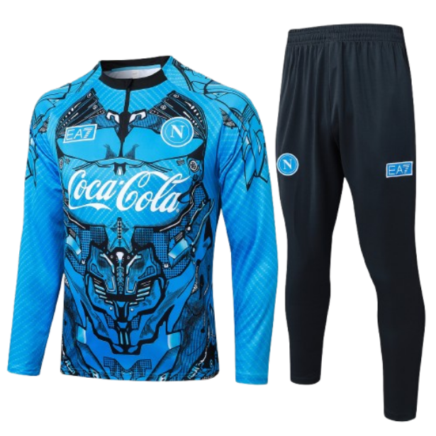 אימונית חצי רוכסן נאפולי תכלת