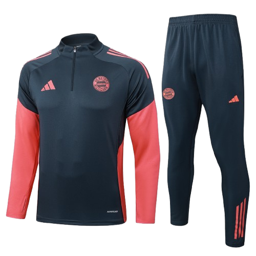 אימונית חצי רוכסן באיירן שחורה