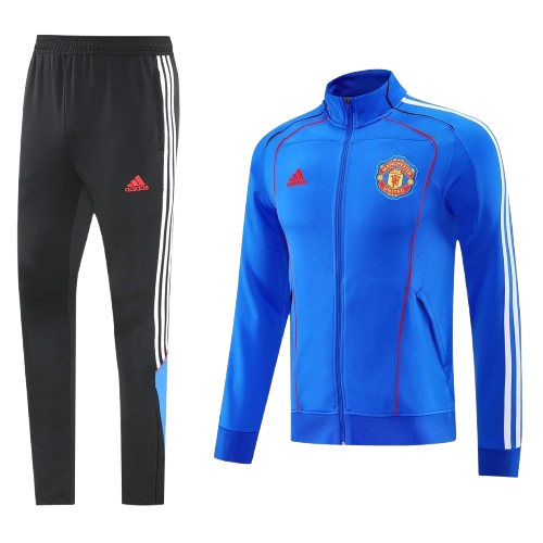 חליפת יונייטד כחולה רוכסן מלא