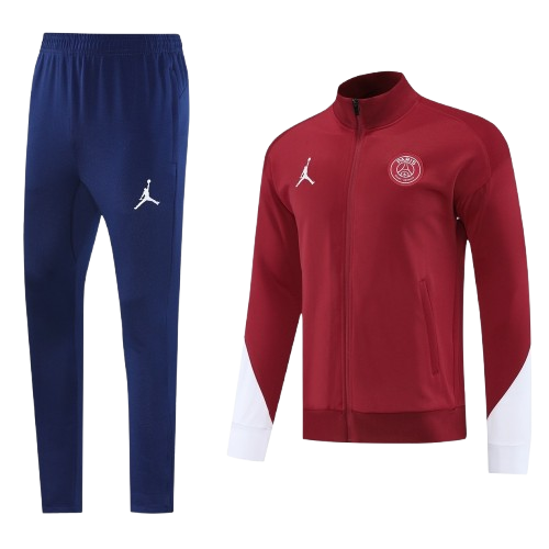 חליפת פריז אדומה רוכסן מלא