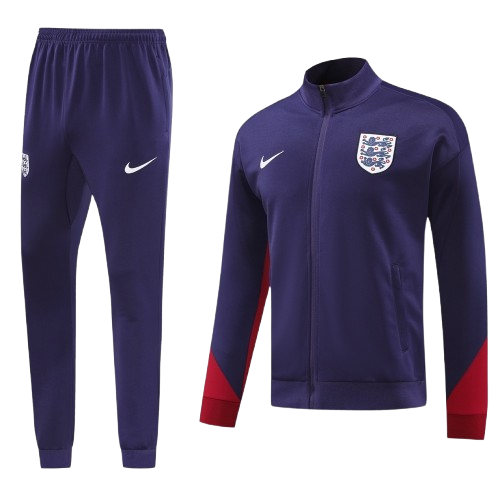 חליפת אנגליה כחולה רוכסן מלא