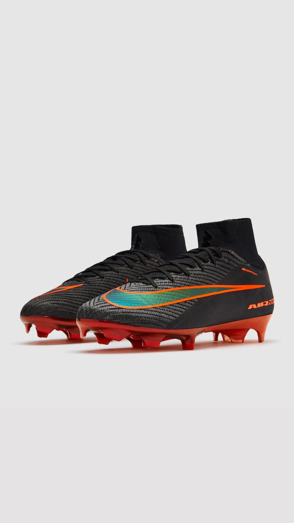 NIKE AIR ZOOM SUPERFLY VAPOR 16 ELITE FG - BLACK/ORENGE