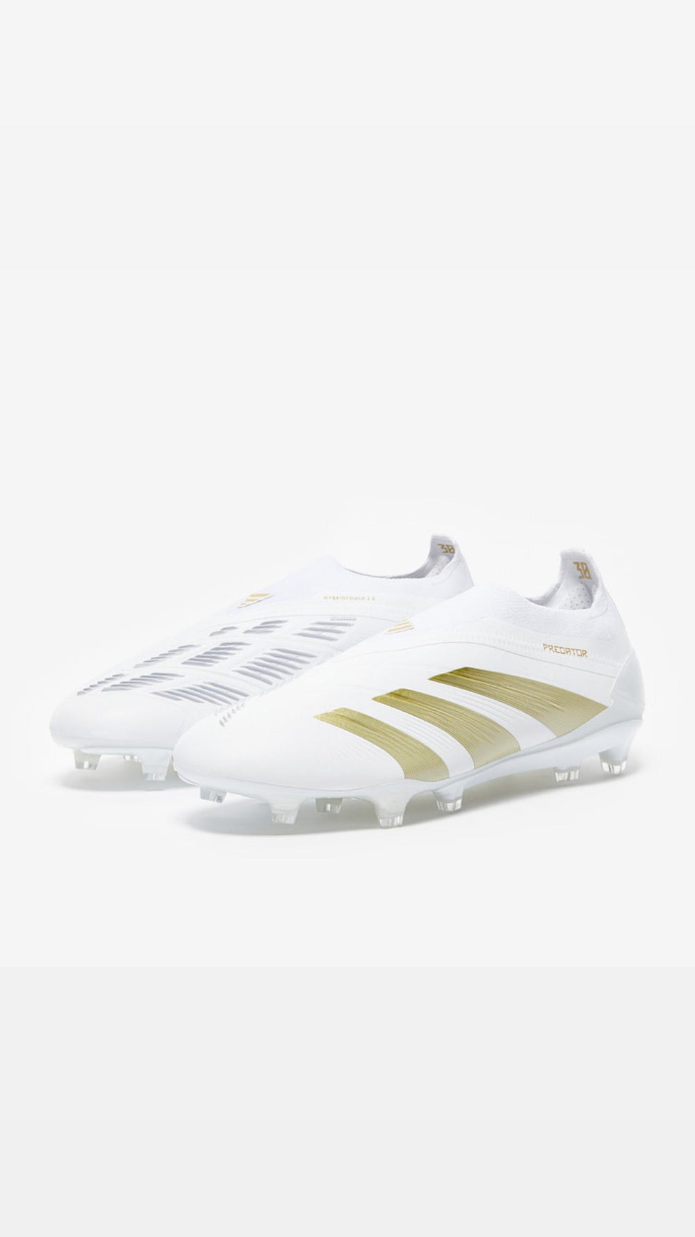 ADIDAS PREDATOR LACELESS ELITE FG - WHITE GOLD
