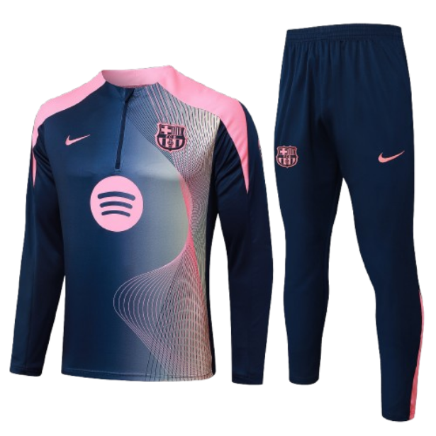 אימונית חצי רוכסן ברצלונה ורודה