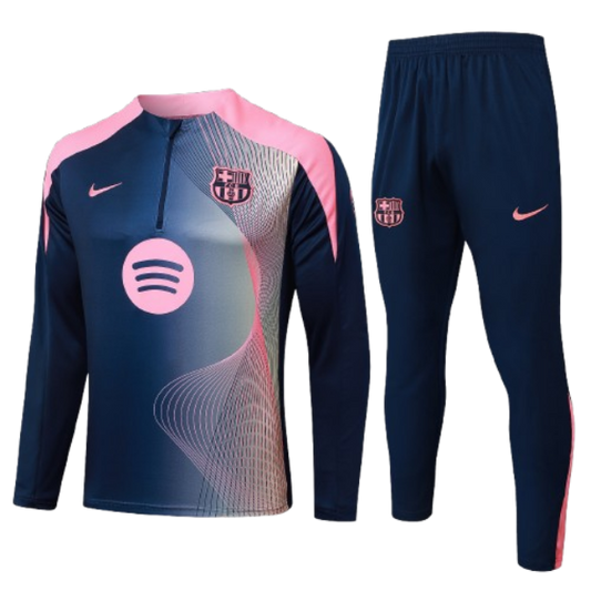 אימונית חצי רוכסן ברצלונה ורודה