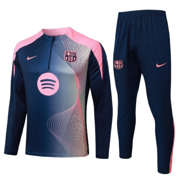 אימונית חצי רוכסן ברצלונה ורודה