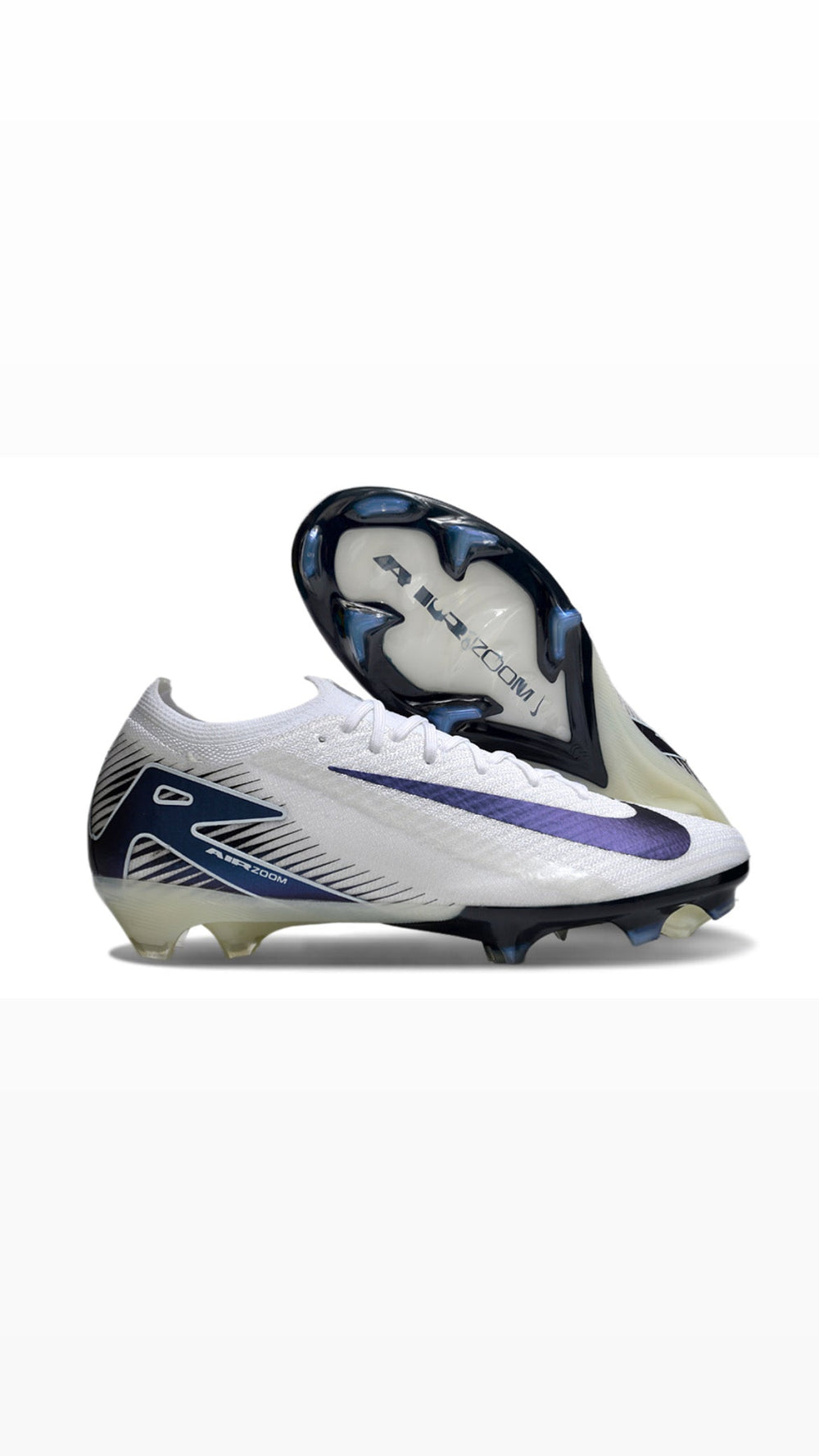 NIKE AIR ZOOM MERCURIAL VAPOR 16 ELITE FG - WHITE NAVY