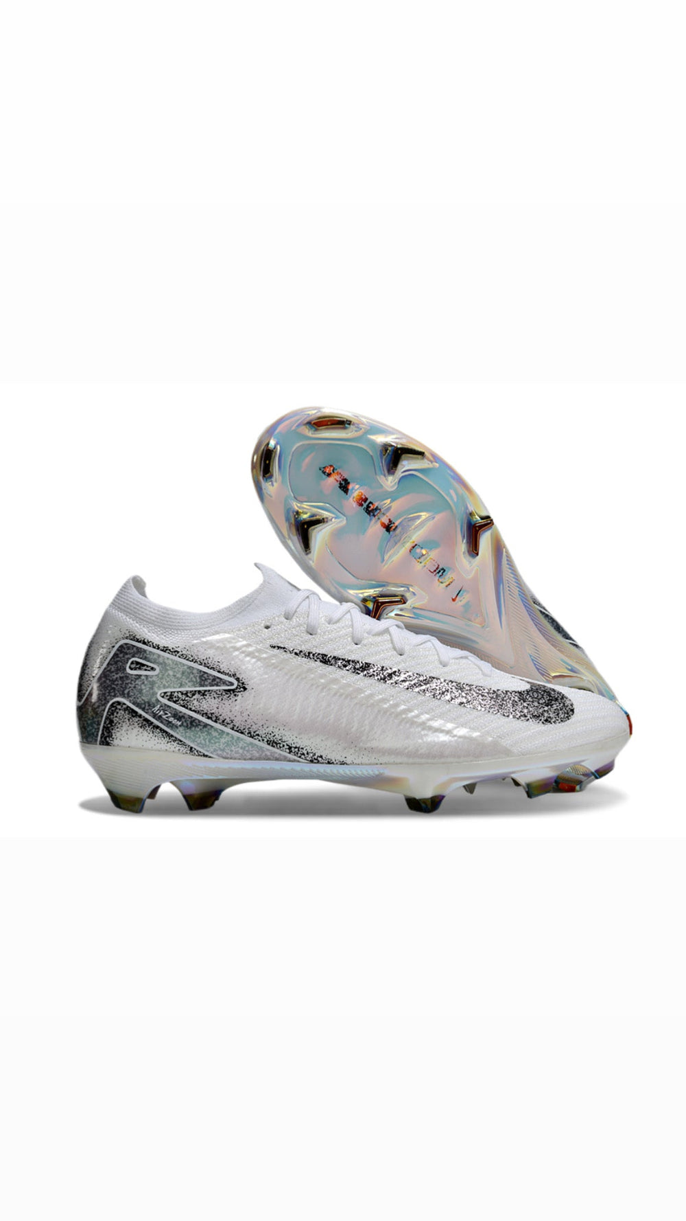 NIKE AIR ZOOM MERCURIAL VAPOR 16 ELITE FG - WHITE SILVER