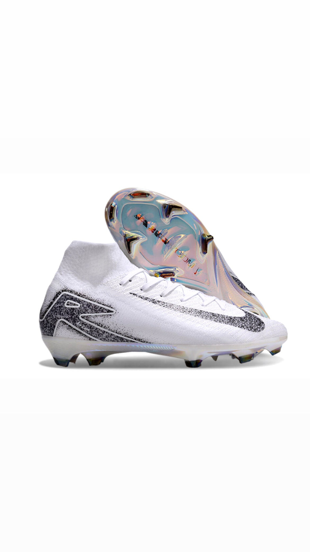 NIKE AIR ZOOM MERCURIAL SUPERFLY 16 ELITE FG - WHITE SILVER