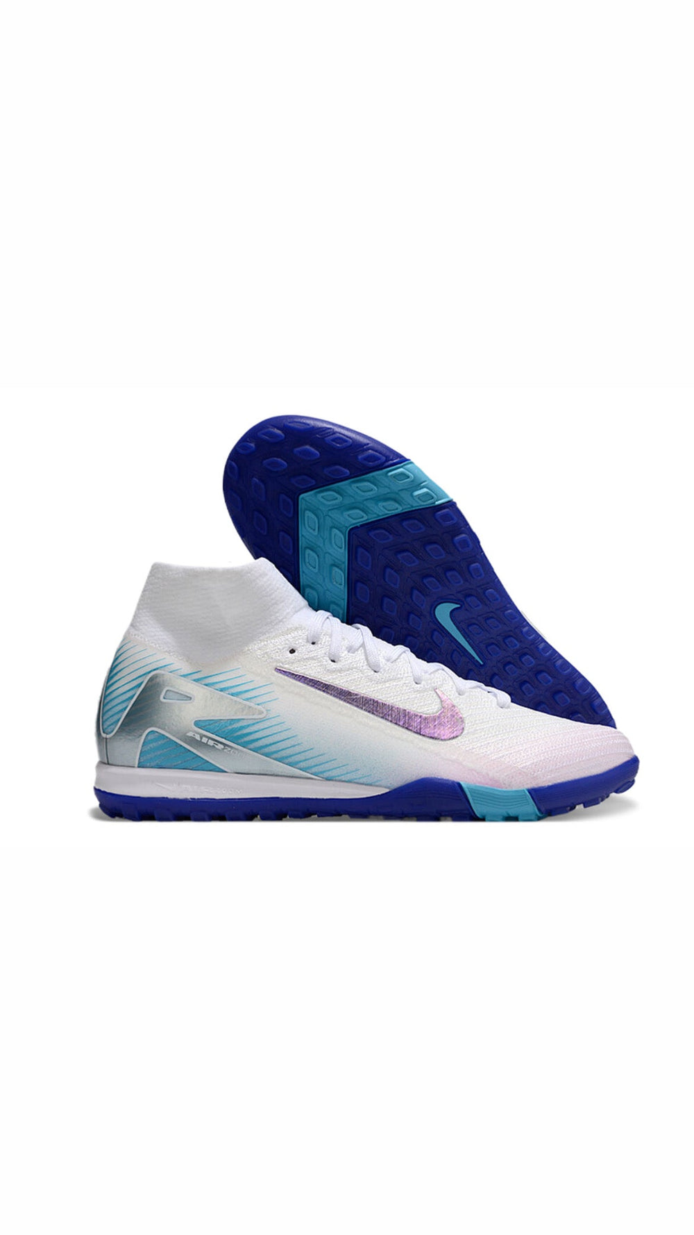 NIKE - WHITE BLUE HIGH TF