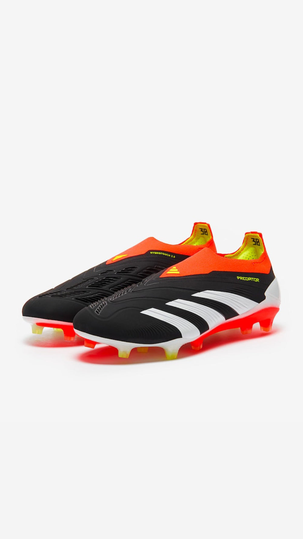 ADIDAS PREDATOR LACELESS ELITE FG - BLACK ORANGE