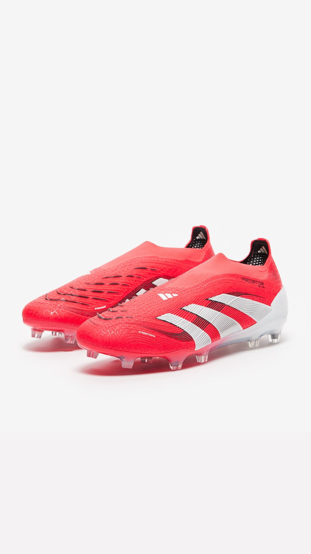 ADIDAS PREDATOR ELITE LACELESS FG - RED WHITE