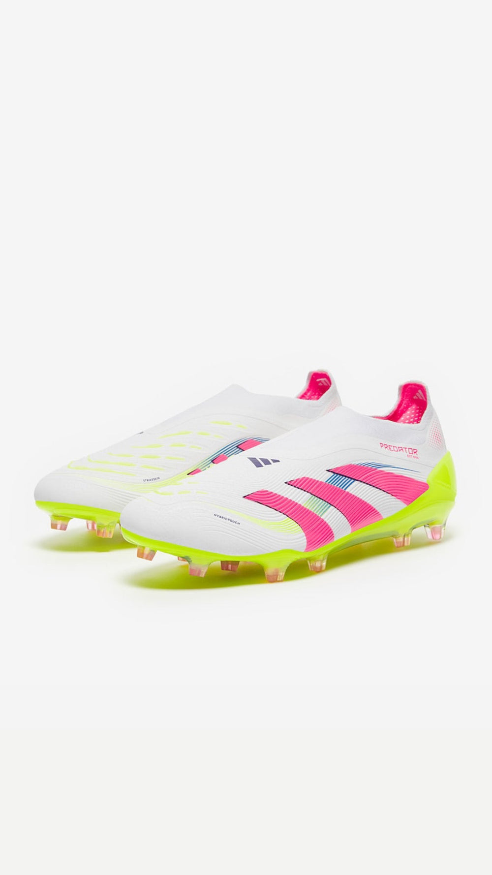ADIDAS PREDATOR ELITE LACELESS FG - WHITE PINK