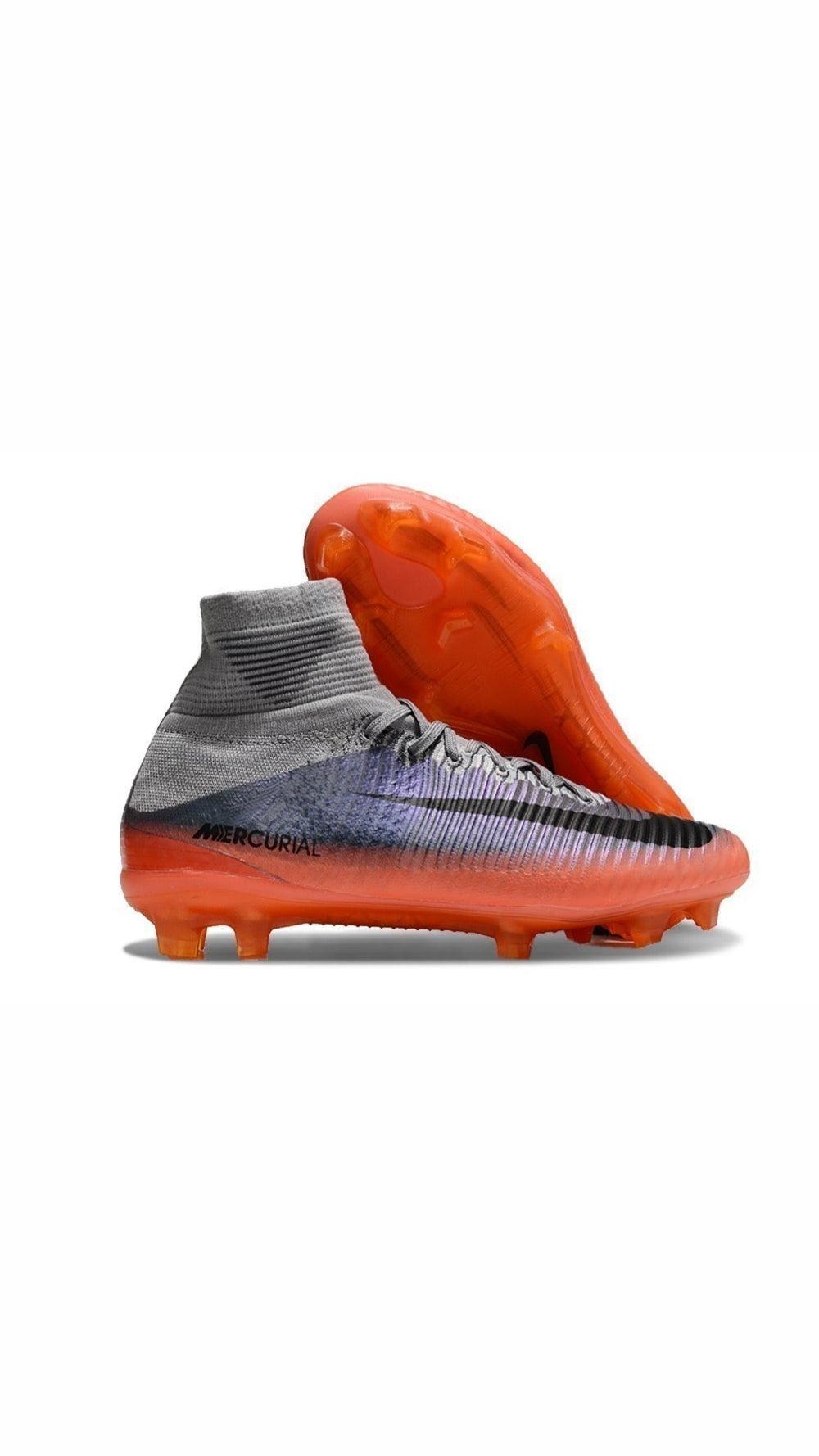 NIKE AIR ZOOM MERCURIAL SUPERFLY ELITE CR7 FG - GREY ORANGE