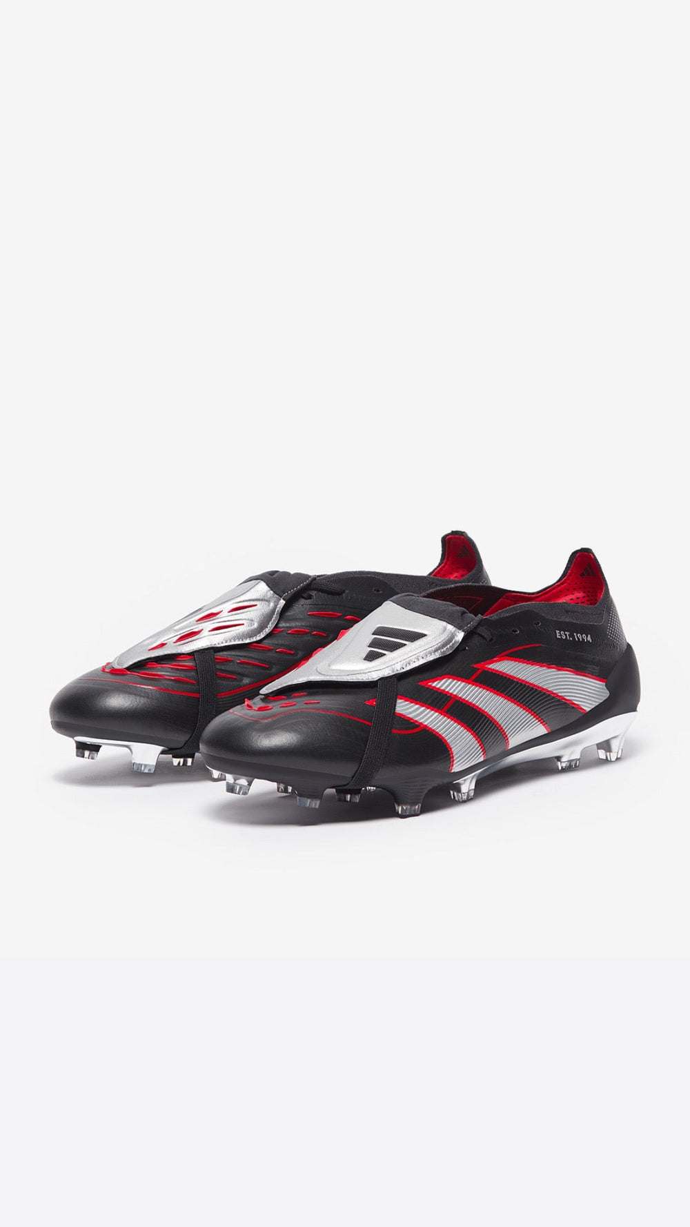 ADIDAS PREDATOR ELITE TONGUE FG - BLACK RED