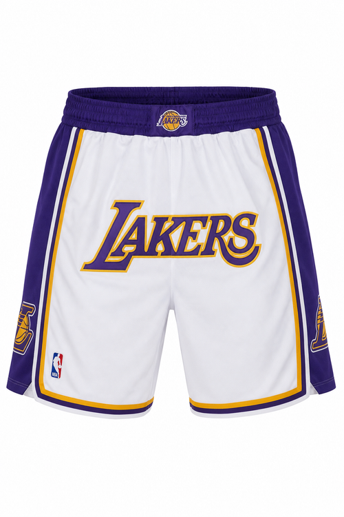 מכנס כדורסל LAKERS WHITE