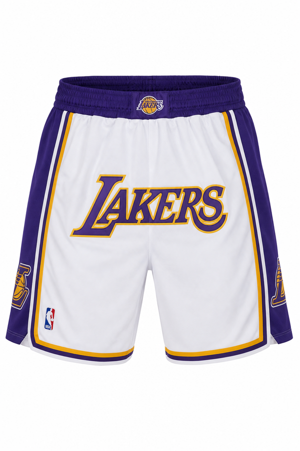 מכנס כדורסל LAKERS WHITE