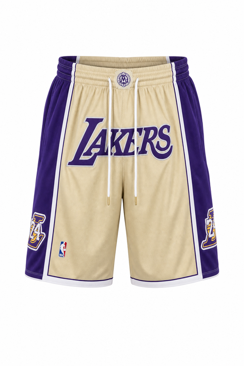 מכנס כדורסל LAKERS MAMBA CREAM