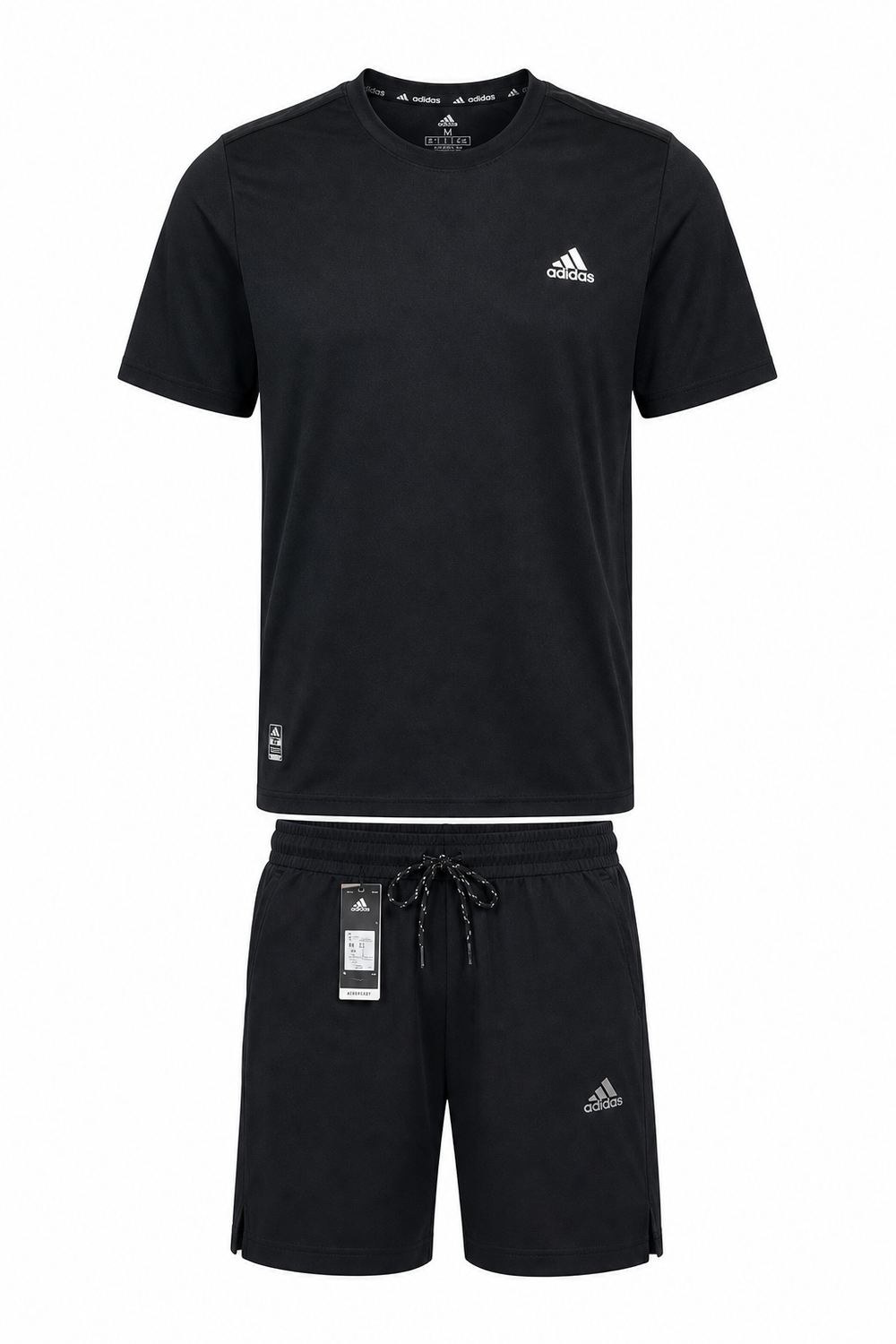חליפת ספורט DRI-FIT עם כיסים אדידס שחורה סמל בצד