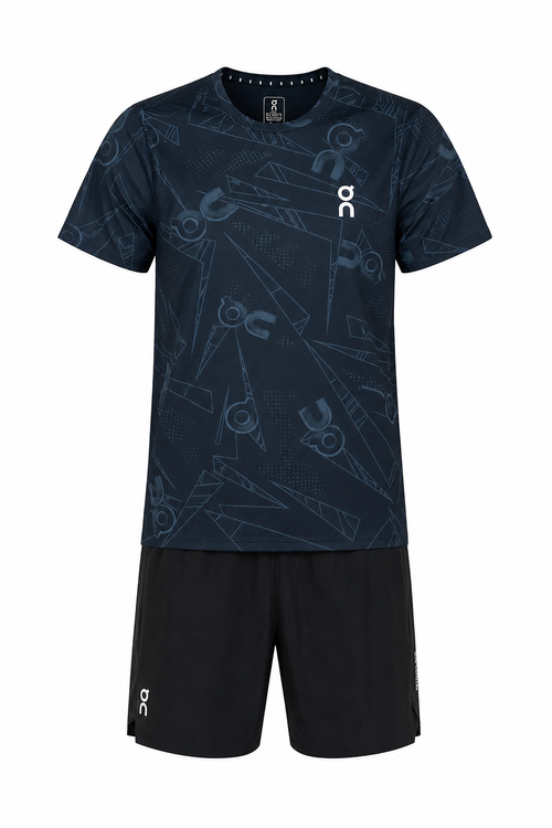 חליפת ספורט DRI-FIT עם כיסים ON-CLOUD שחור-כחול