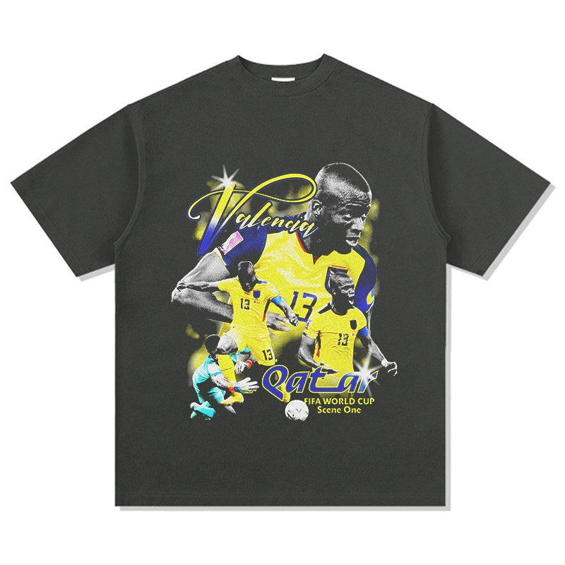 ANTONIO VALENCIA VINTAGE TEE · GOLDEN BOOT