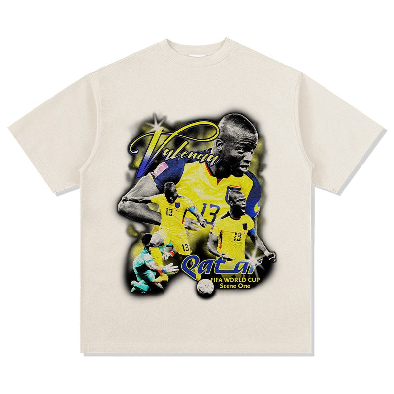 ANTONIO VALENCIA VINTAGE TEE · GOLDEN BOOT