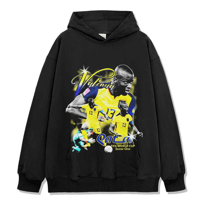 ANTONIO VALENCIA VINTAGE HOODIE · GOLDEN BOOT