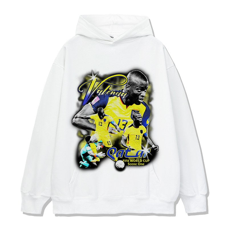 ANTONIO VALENCIA VINTAGE HOODIE · GOLDEN BOOT