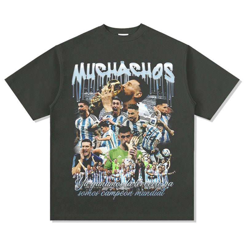 ARGENTINA VINTAGE TEE · GOLDEN BOOT