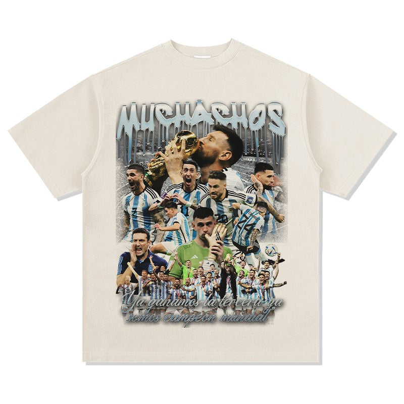 ARGENTINA VINTAGE TEE · GOLDEN BOOT