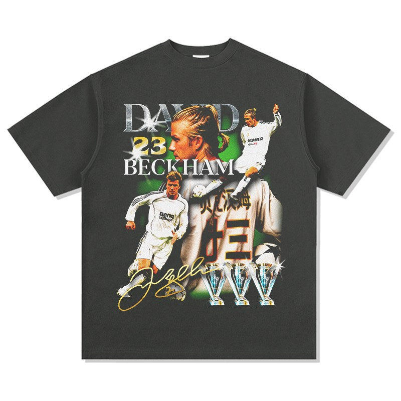 BECKHAM VINTAGE TEE · FINAL WHISTLE