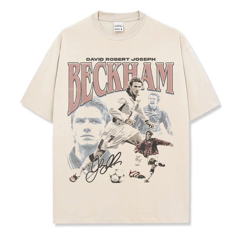 BECKHAM VINTAGE TEE · GOLDEN RIGHT