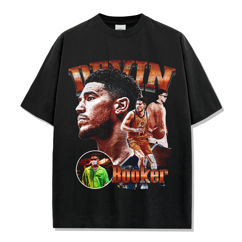 DEVIN BOOKER VINTAGE TEE · SLAM DUNK