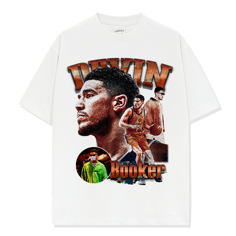 DEVIN BOOKER VINTAGE TEE · SLAM DUNK