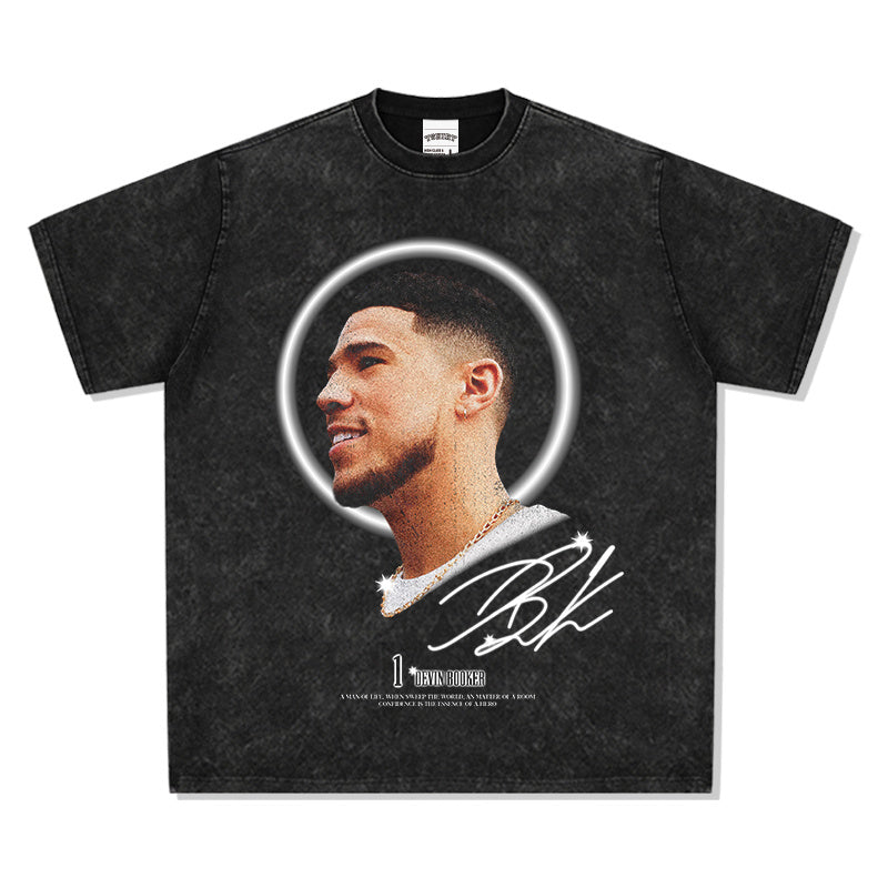 DEVIN BOOKER VINTAGE TEE · DYNASTY