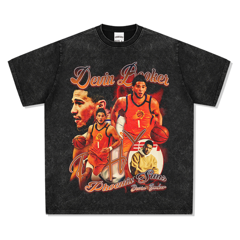 DEVIN BOOKER VINTAGE TEE · HALL OF FAME