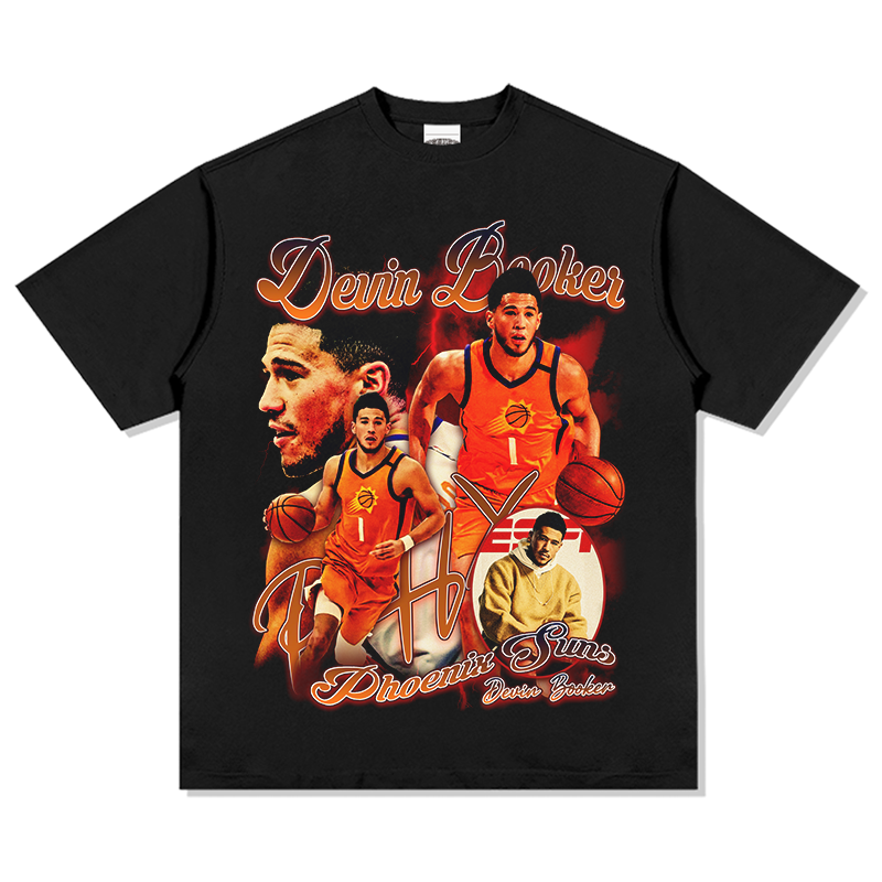 DEVIN BOOKER VINTAGE TEE · HALL OF FAME