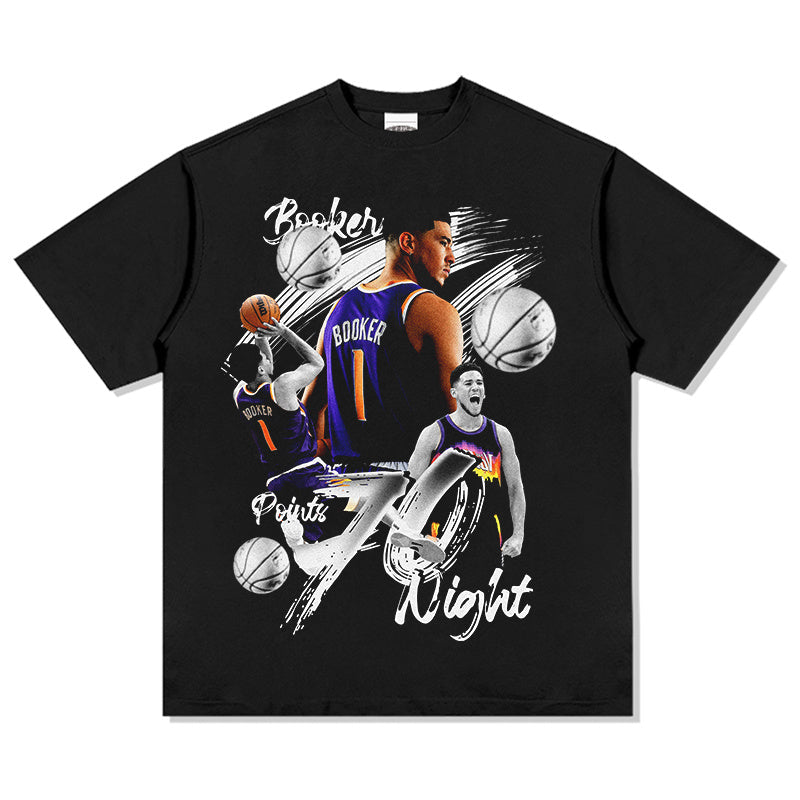 DEVIN BOOKER VINTAGE TEE · SHOWTIME