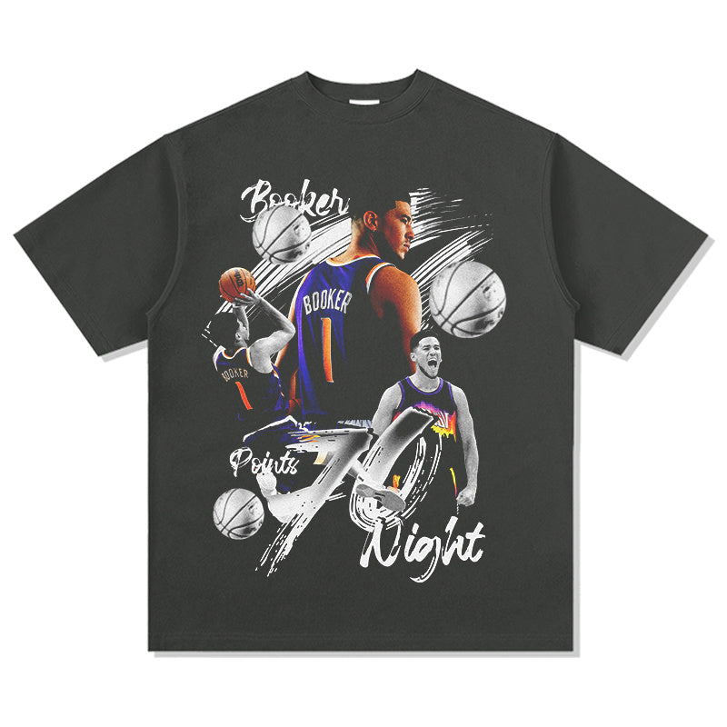 DEVIN BOOKER VINTAGE TEE · SHOWTIME
