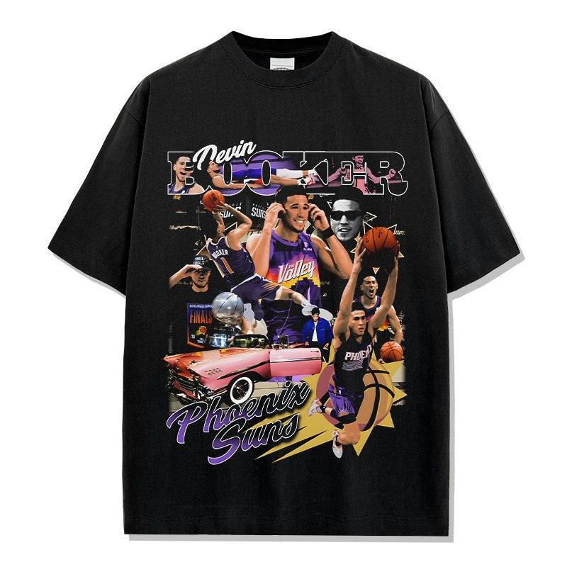 DEVIN BOOKER VINTAGE TEE · FADEAWAY