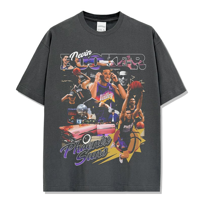 DEVIN BOOKER VINTAGE TEE · FADEAWAY