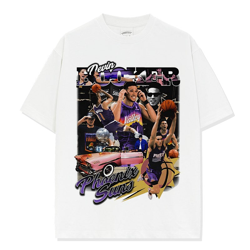 DEVIN BOOKER VINTAGE TEE · FADEAWAY