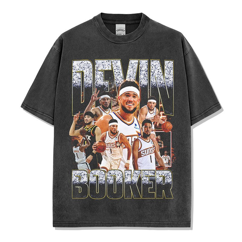 DEVIN BOOKER VINTAGE TEE · LEGEND