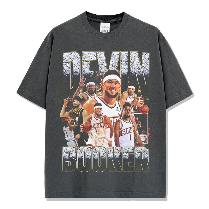 DEVIN BOOKER VINTAGE TEE · LEGEND