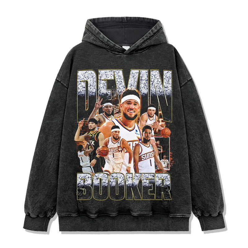 DEVIN BOOKER VINTAGE HOODIE · LEGEND