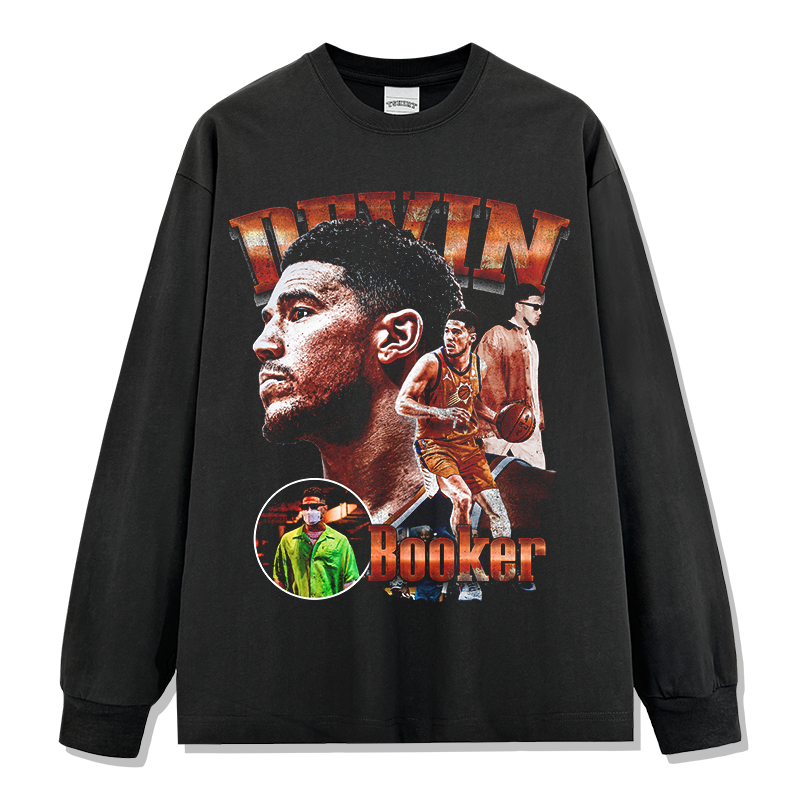 DEVIN BOOKER LONG SLEEVE · SLAM DUNK