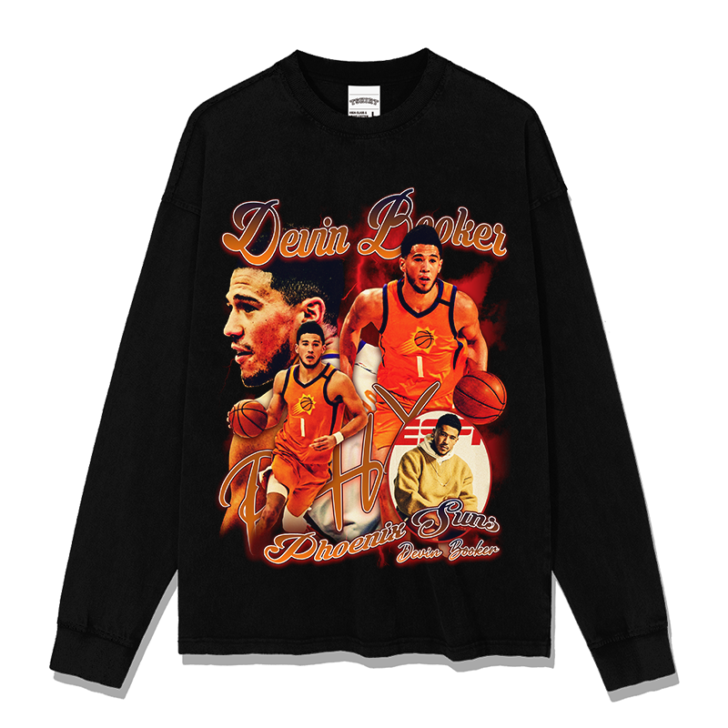 DEVIN BOOKER LONG SLEEVE · HALL OF FAME