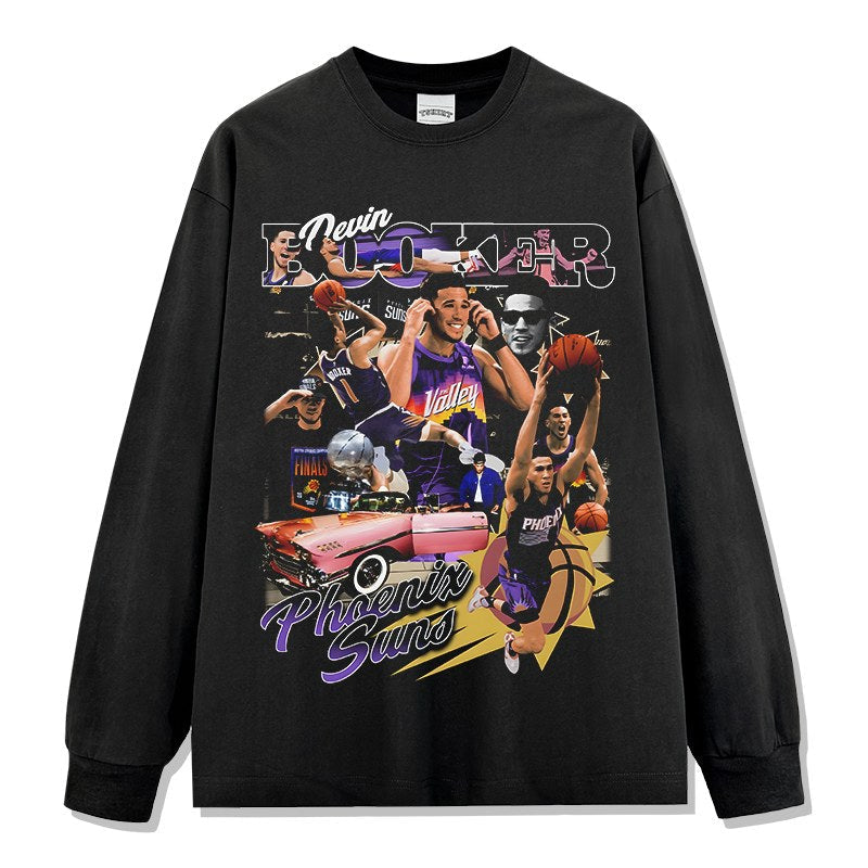DEVIN BOOKER LONG SLEEVE · FADEAWAY