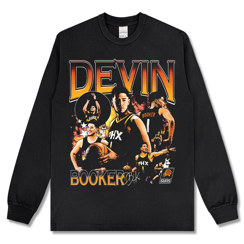 DEVIN BOOKER LONG SLEEVE · AND ONE